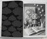3D Malbuch für Kinder Graustufen (Buchdruck)