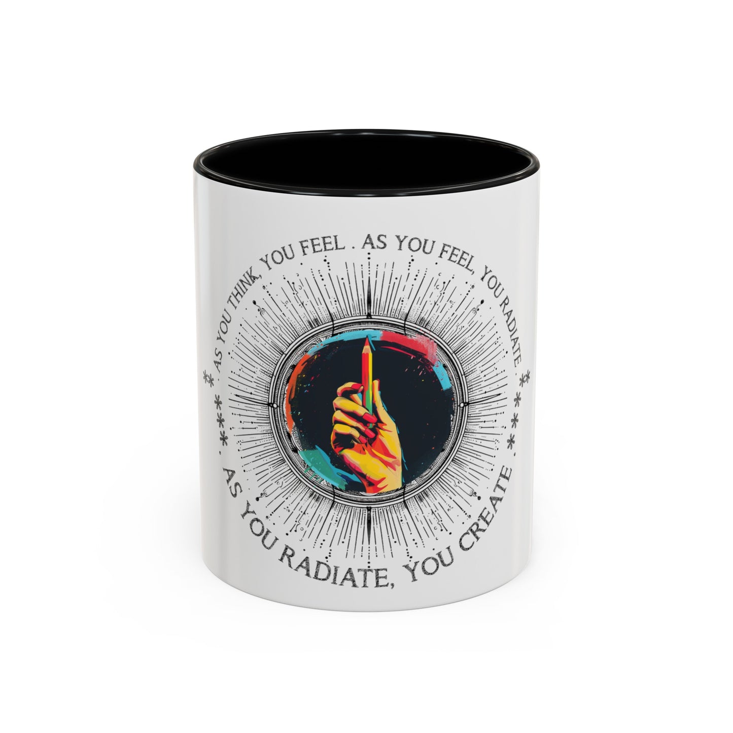 kreativität spruch tasse kaffeetasse geschenk malbuch