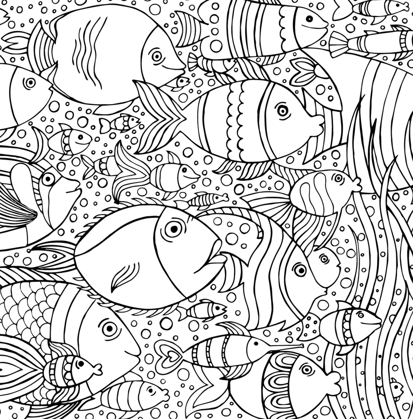 Angler Malbuch für Erwachsene (Buchdruck) - Monsoon Publishing
