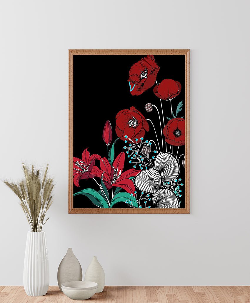 Blumen Malbuch für Erwachsene (Digital) - Monsoon Publishing