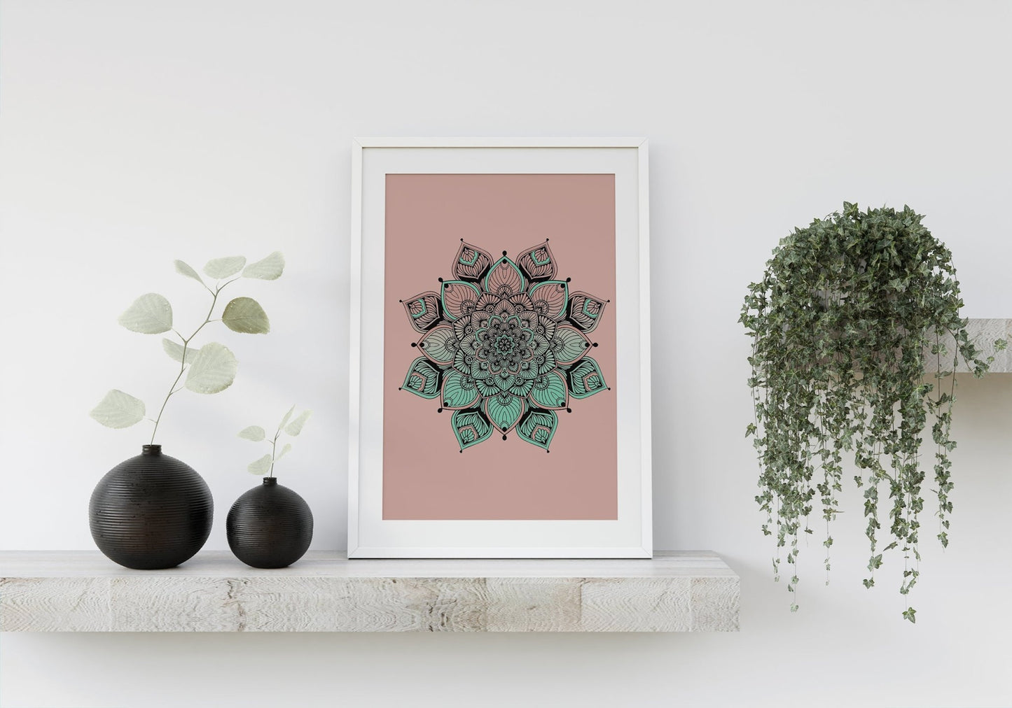 Blumen Mandalas Malbuch für Erwachsene (Digital) - Monsoon Publishing