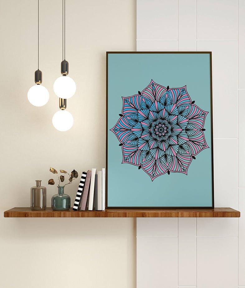 Blumen Mandalas Malbuch für Erwachsene (Digital) - Monsoon Publishing