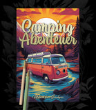 Camping Abenteuer Graustufen Malbuch (Buchdruck)
