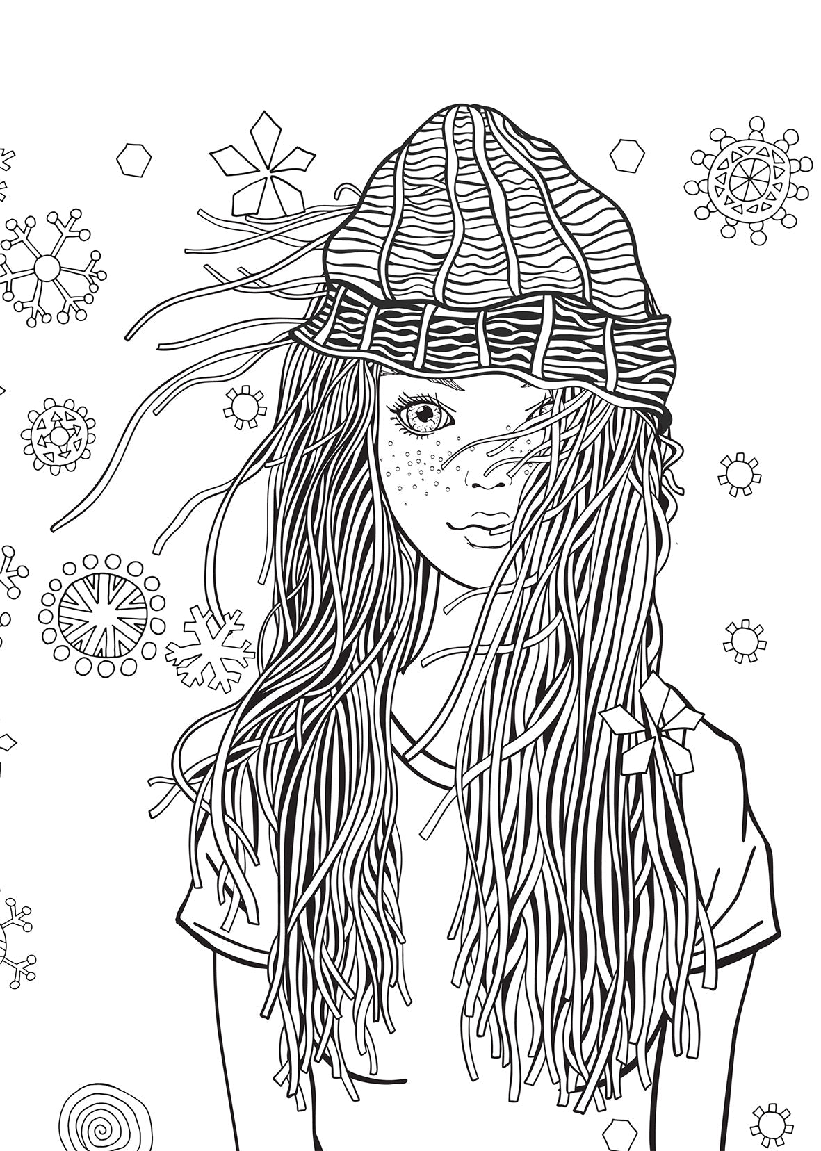 Doodle Girls Malbuch für Mädchen 2 (Buchdruck) - Monsoon Publishing