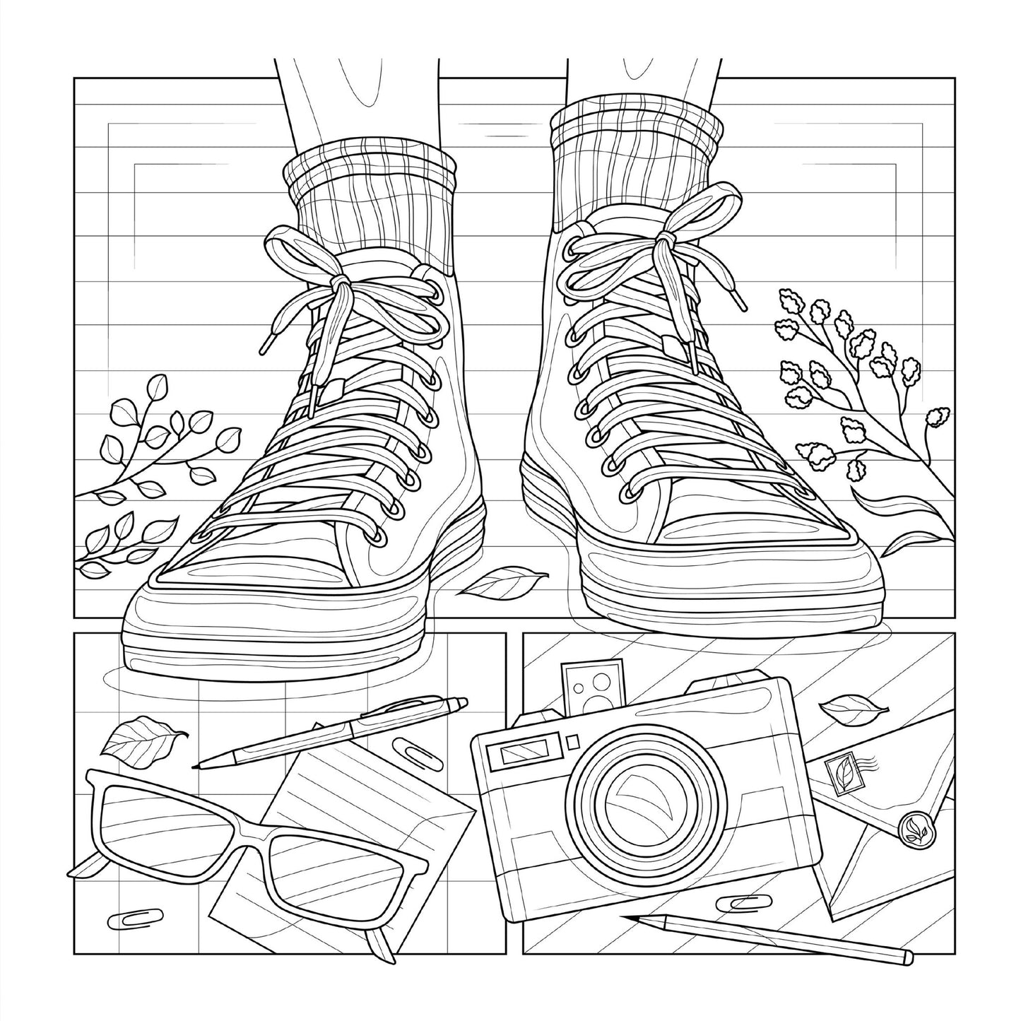 Doodle Girls Malbuch für Mädchen 3 (Buchdruck) - Monsoon Publishing