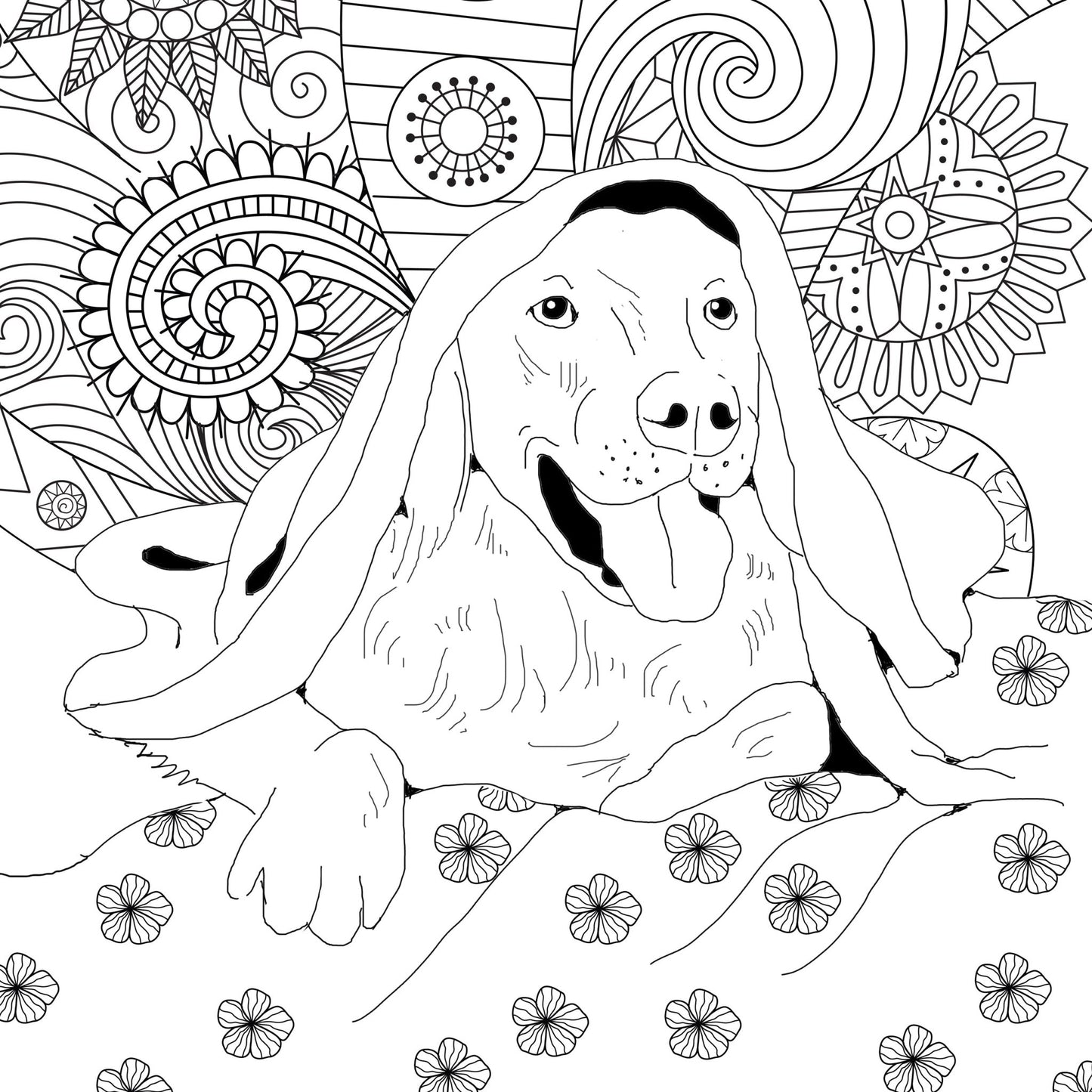 Golden Retriever Malbuch (Digital) - Monsoon Publishing