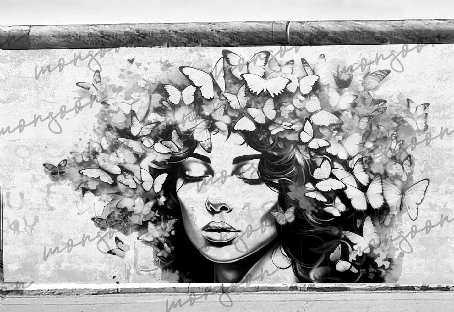 Graffiti Street Art Malbuch Graustufen (Digital) - Monsoon Publishing