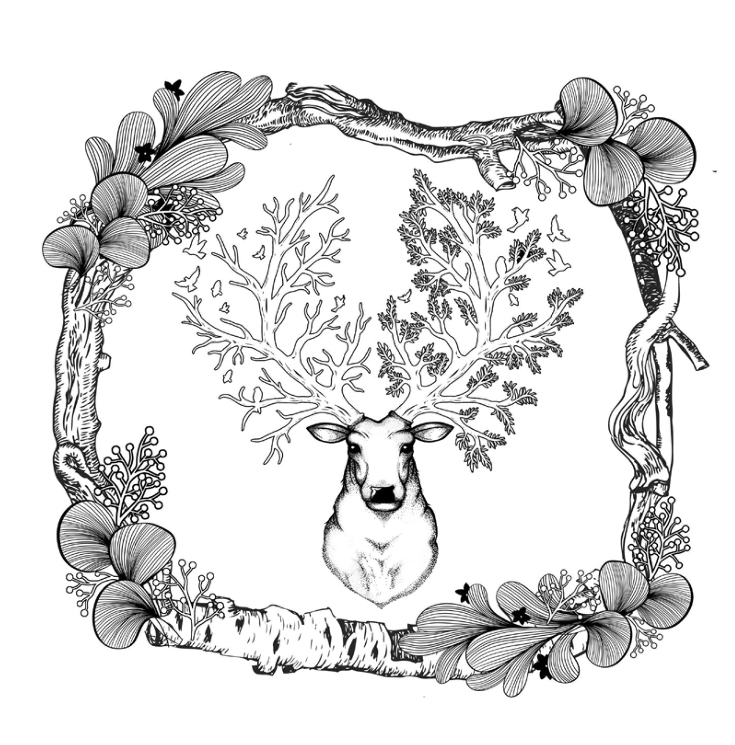 Herbst Malbuch für Erwachsene (Digital) - Monsoon Publishing