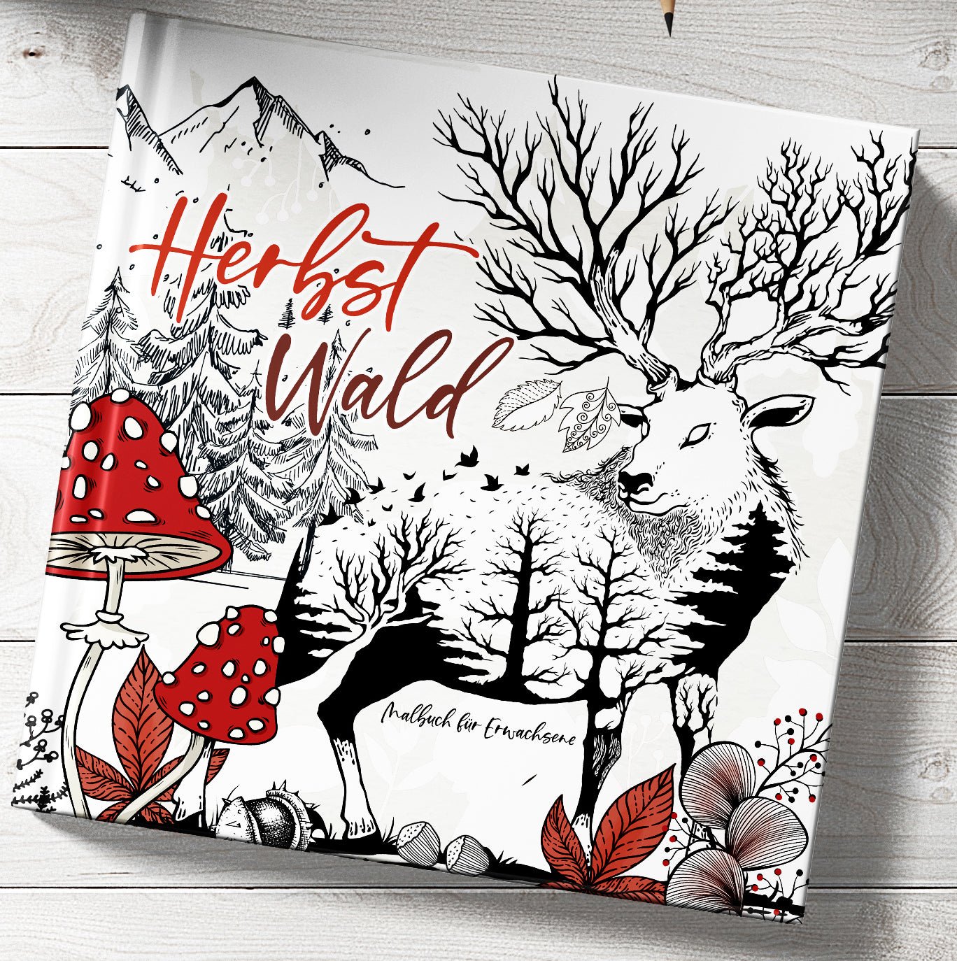 Herbst Malbuch für Erwachsene (Digital) - Monsoon Publishing