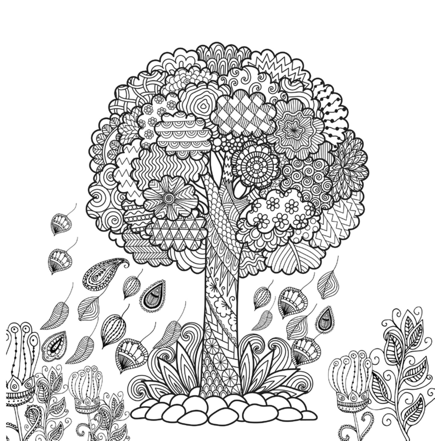 Herbst Malbuch für Erwachsene (Digital) - Monsoon Publishing