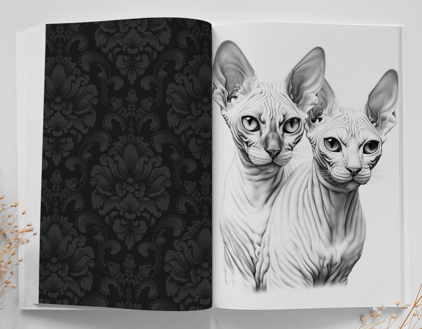 katzenrassen katzen malbuch für erwachsene graustufen von monsoon publishing