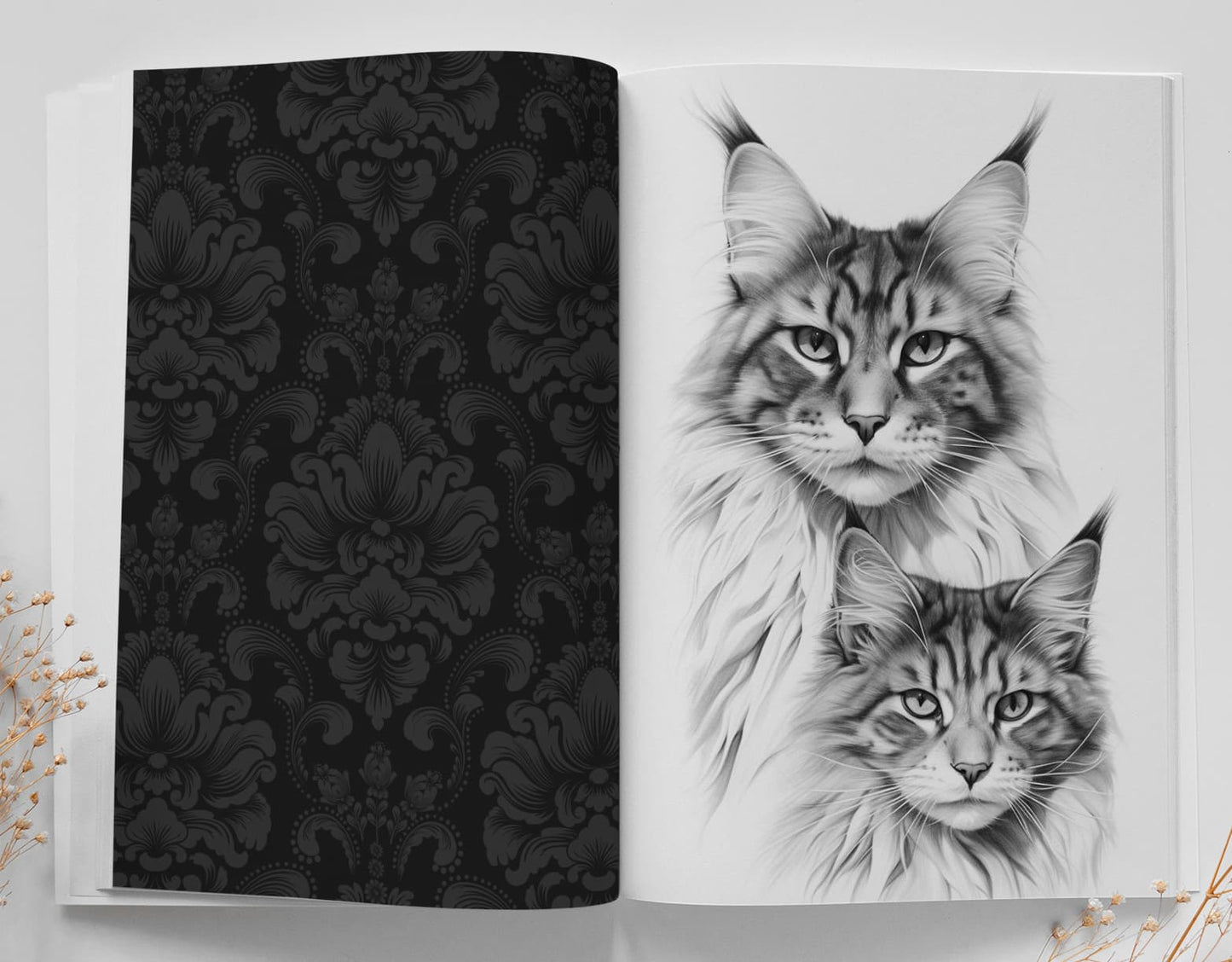katzenrassen katzen malbuch für erwachsene graustufen von monsoon publishing