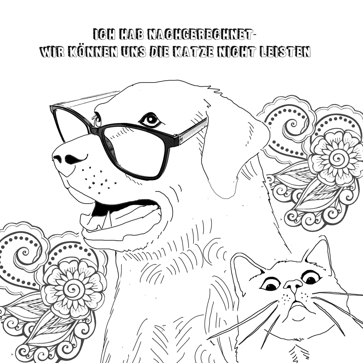 Labrador Malbuch für Erwachsene (Digital) - Monsoon Publishing