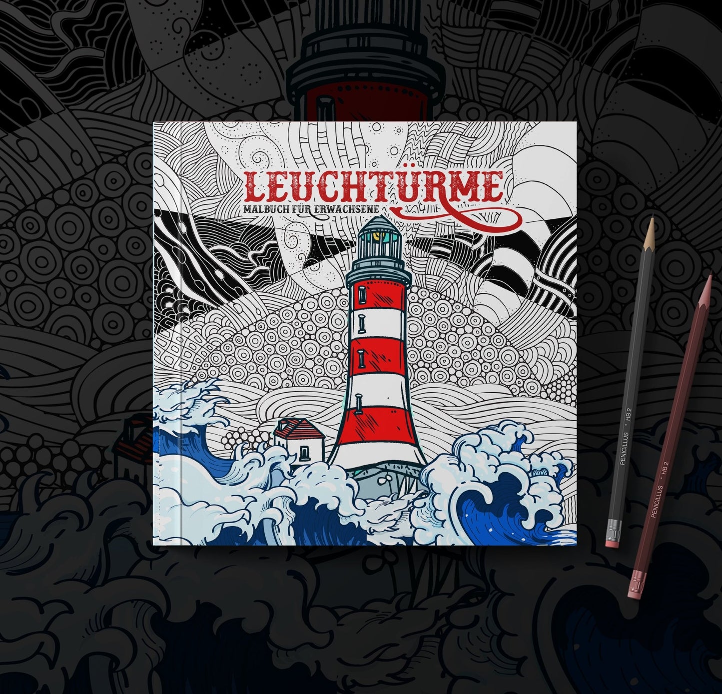 Leuchttürme Malbuch für Erwachsene (Digital) - Monsoon Publishing