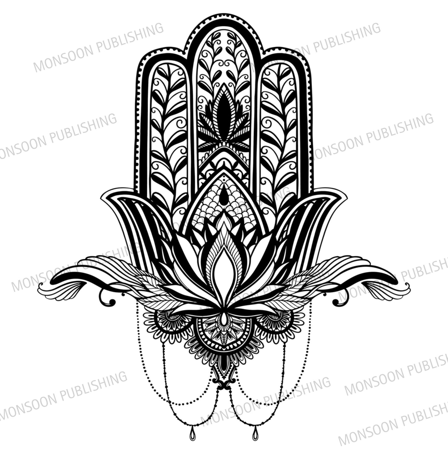 Meditation Malbuch für Erwachsene (Buchdruck) - Monsoon Publishing