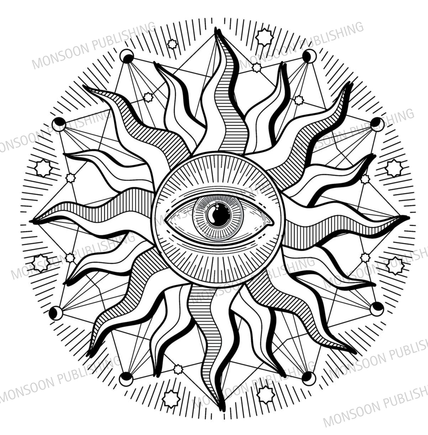 Meditation Malbuch für Erwachsene (Digital) - Monsoon Publishing
