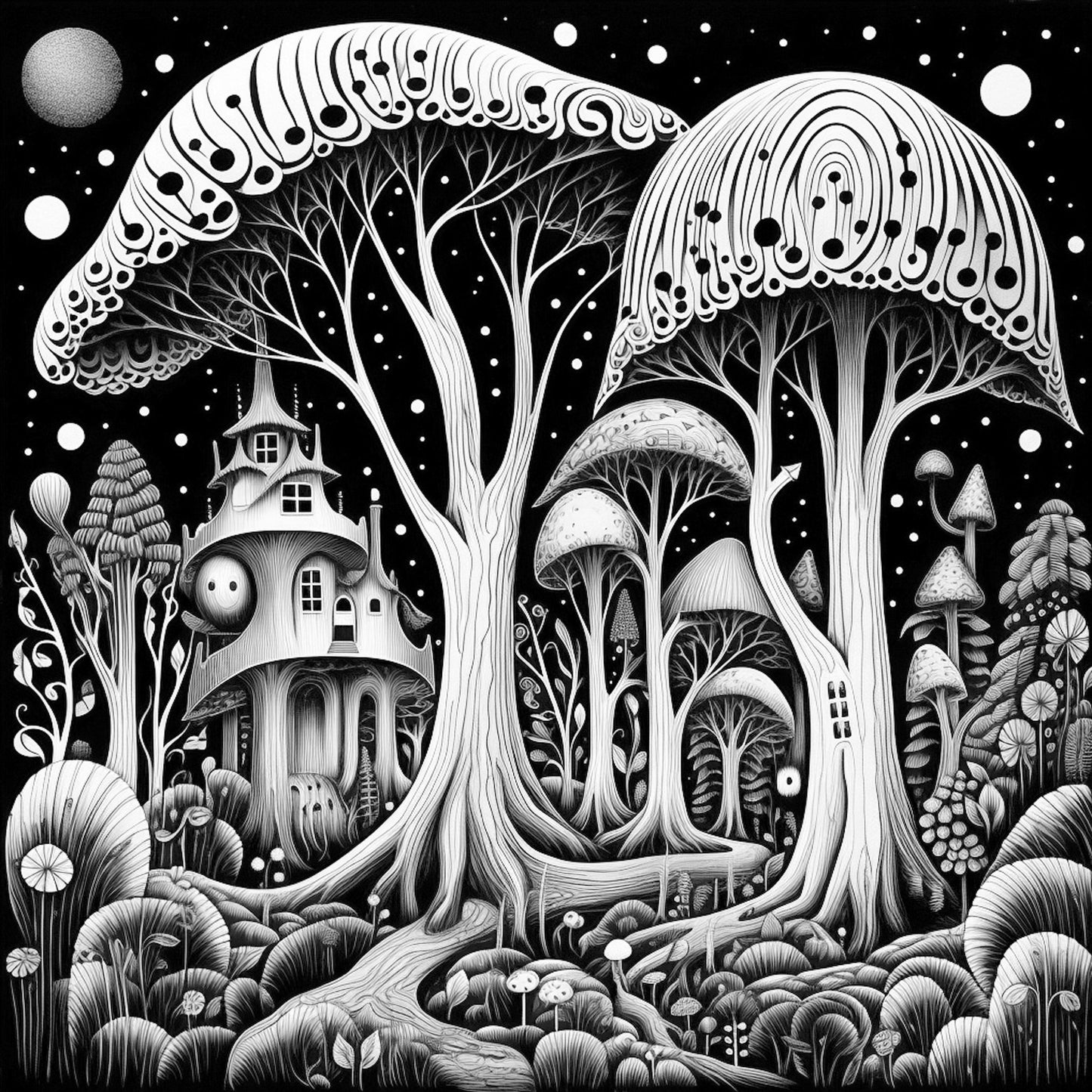 Mein wunderlicher Wald Malbuch 2 (Digital) - Monsoon Publishing