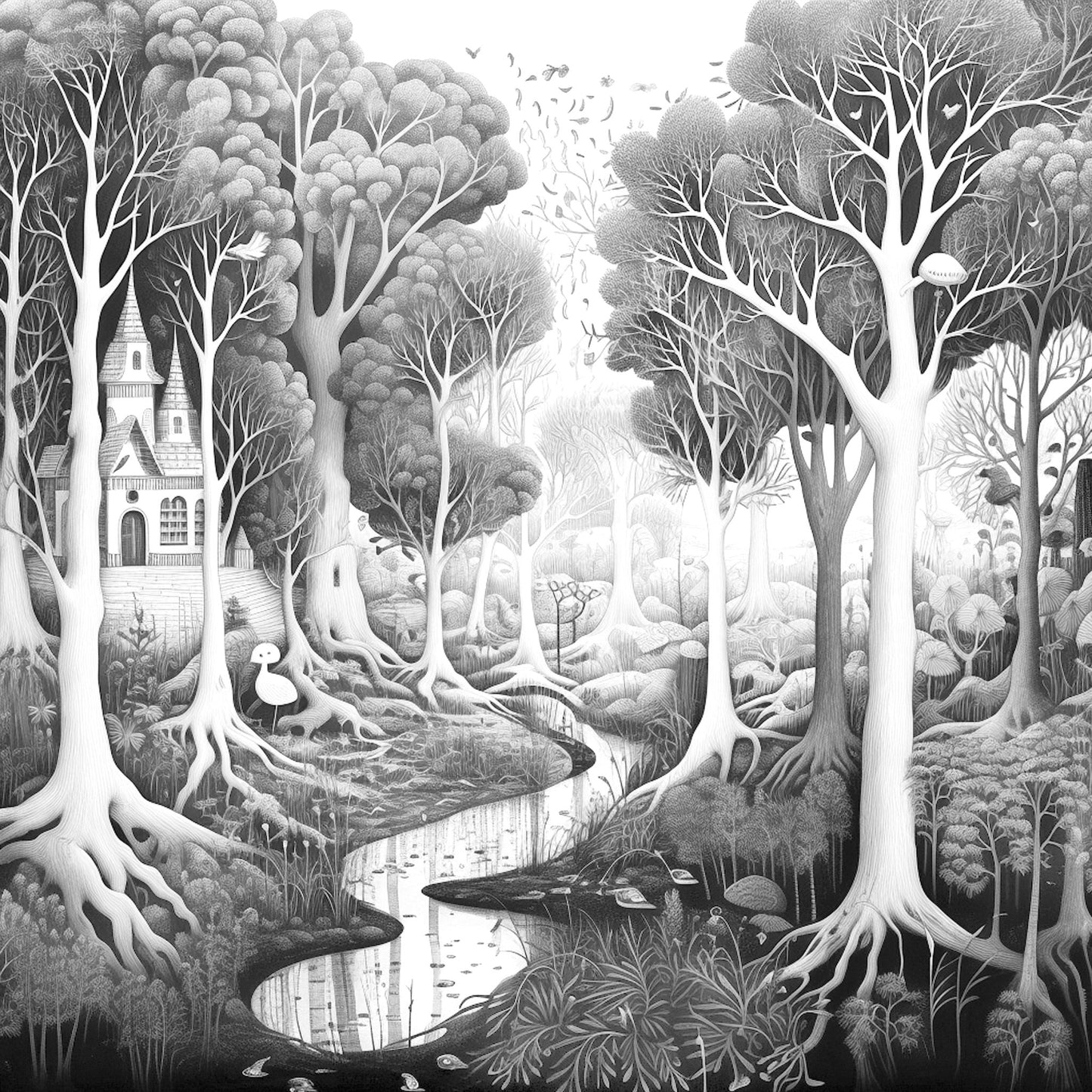 Mein wunderlicher Wald Malbuch 2 (Digital) - Monsoon Publishing