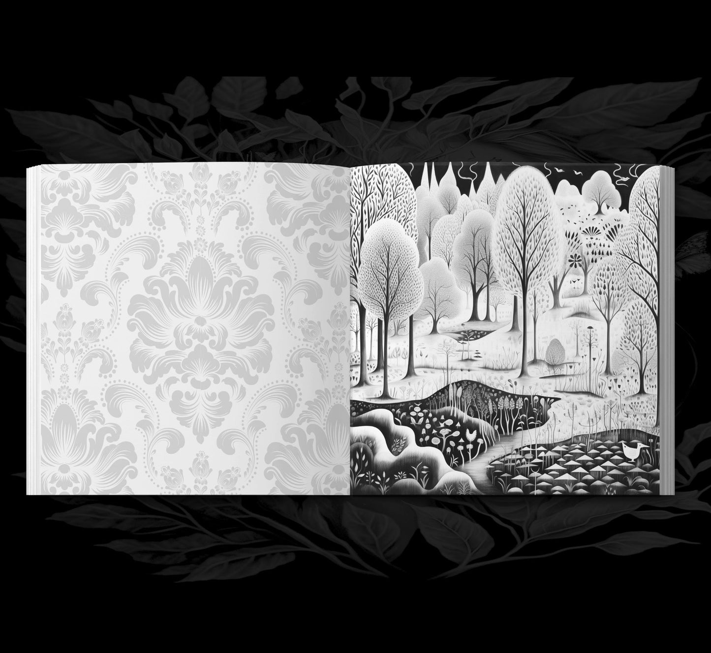 Mein wunderlicher Wald Malbuch (Buchdruck) - Monsoon Publishing