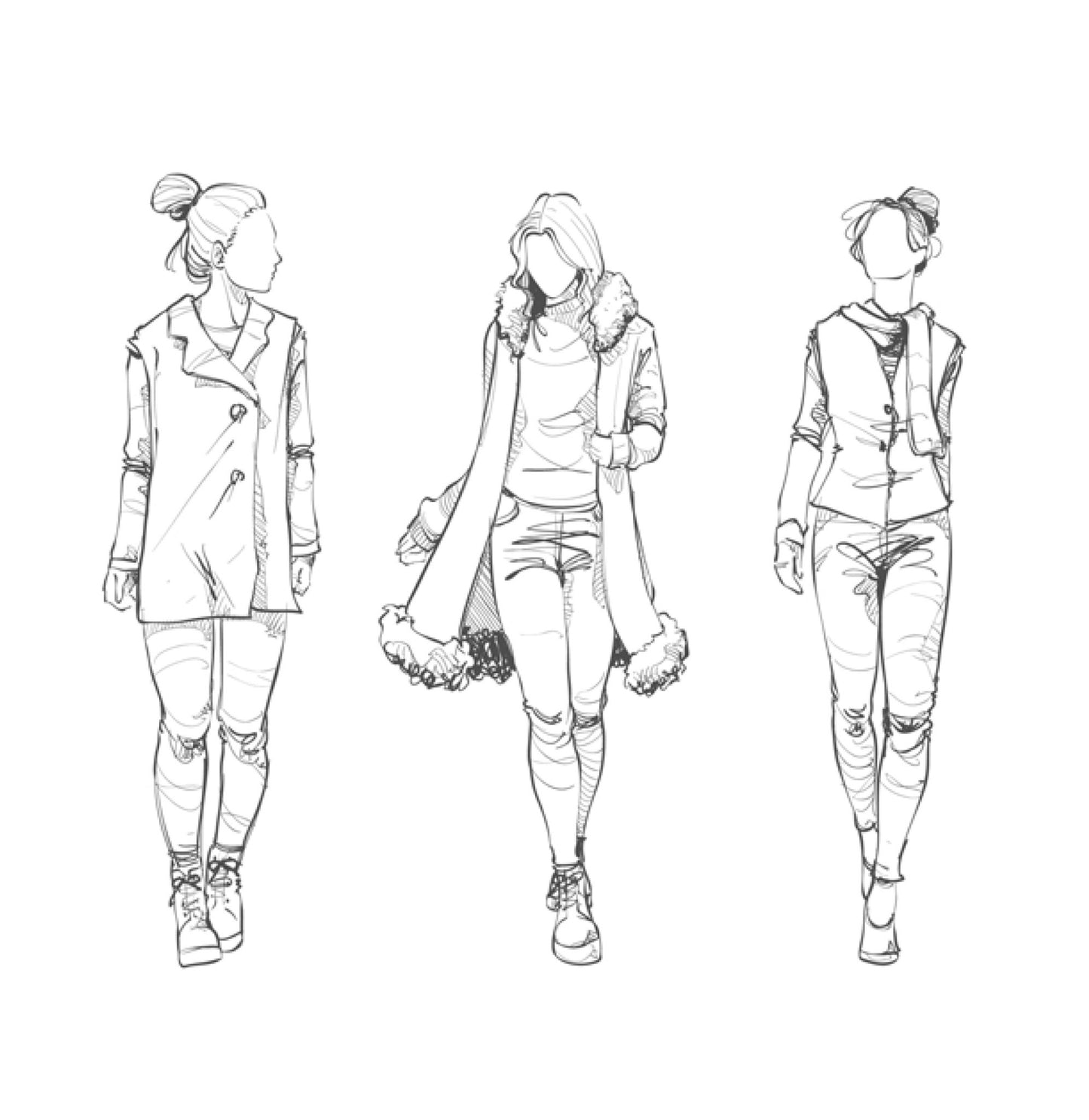 Mode Malbuch für Mädchen (Digital) - Monsoon Publishing