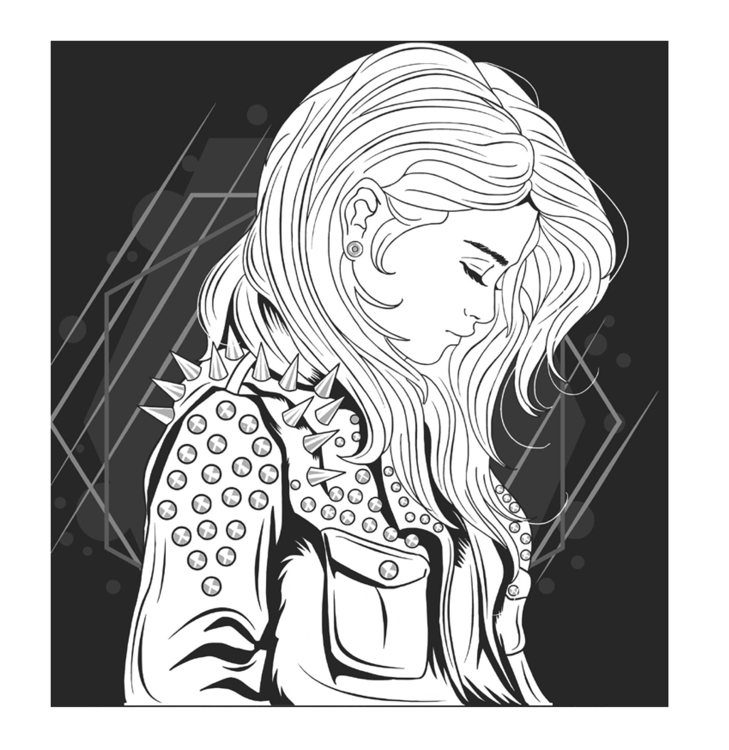 Mode Malbuch für Mädchen (Digital) - Monsoon Publishing
