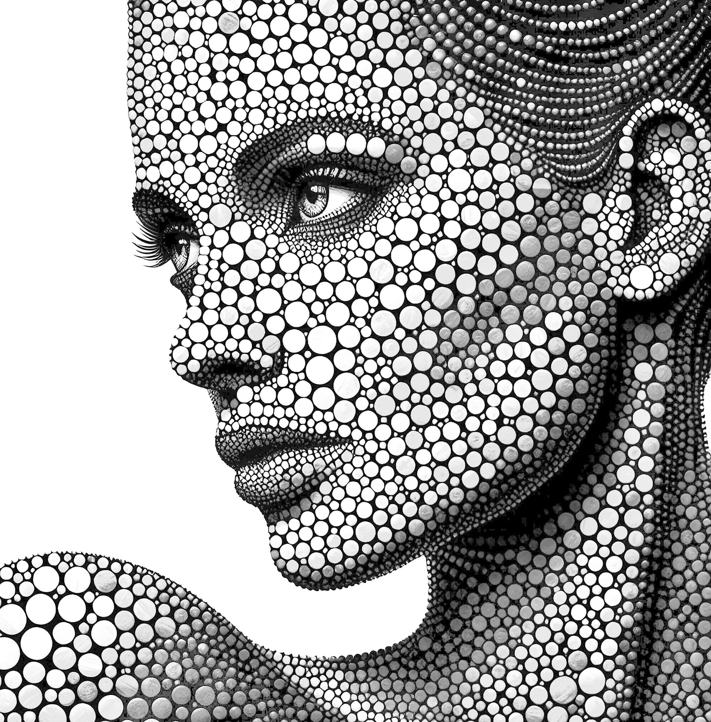 dot painting mosaik malbuch portraits monsoon publishing