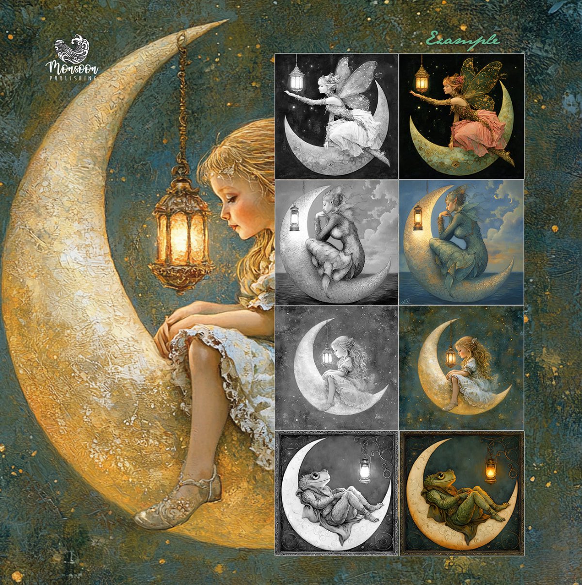 Sonne Mond Sterne Malbuch Monsoon Publishing