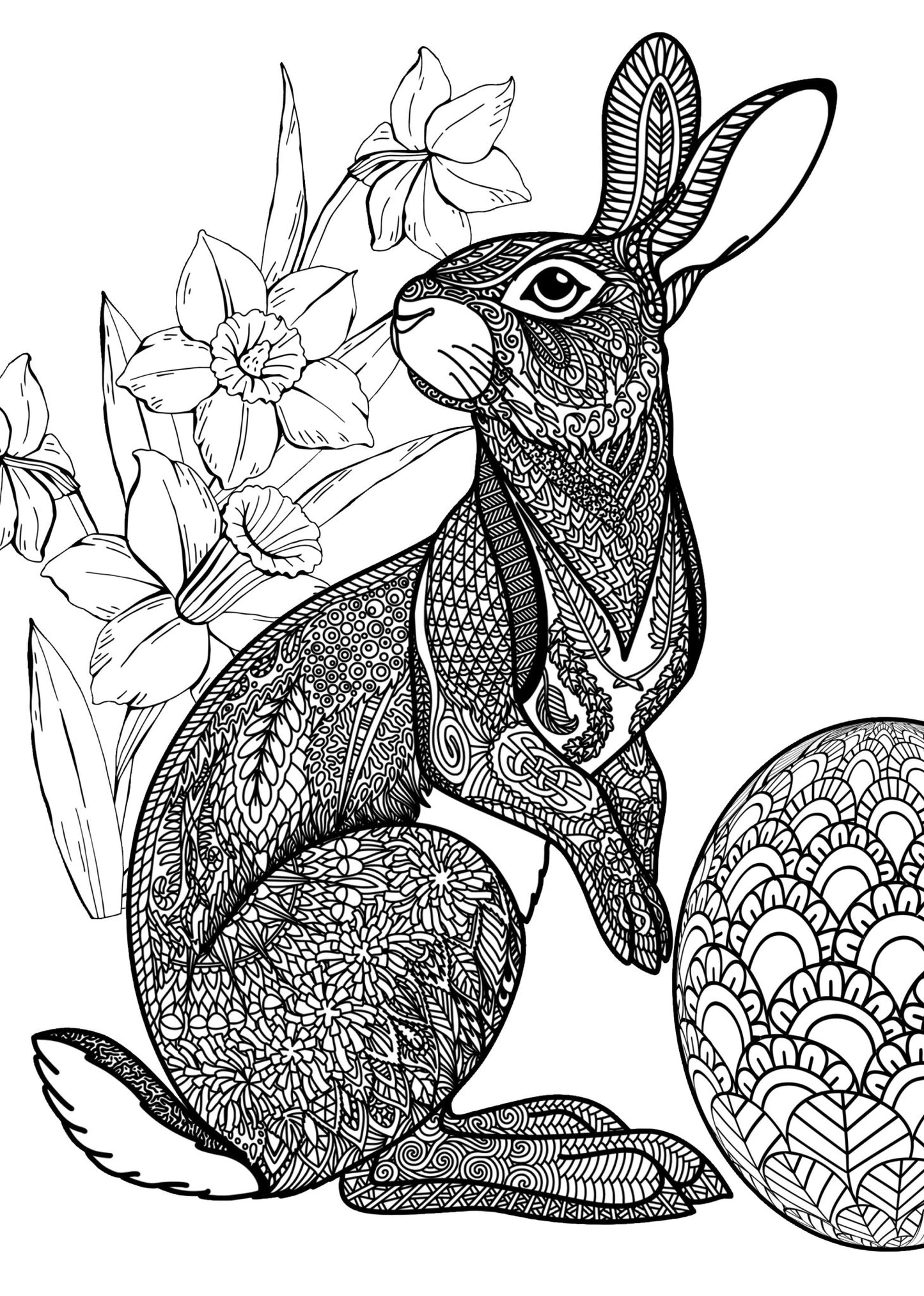 Ostern Malbuch für Erwachsene (Buchdruck) - Monsoon Publishing