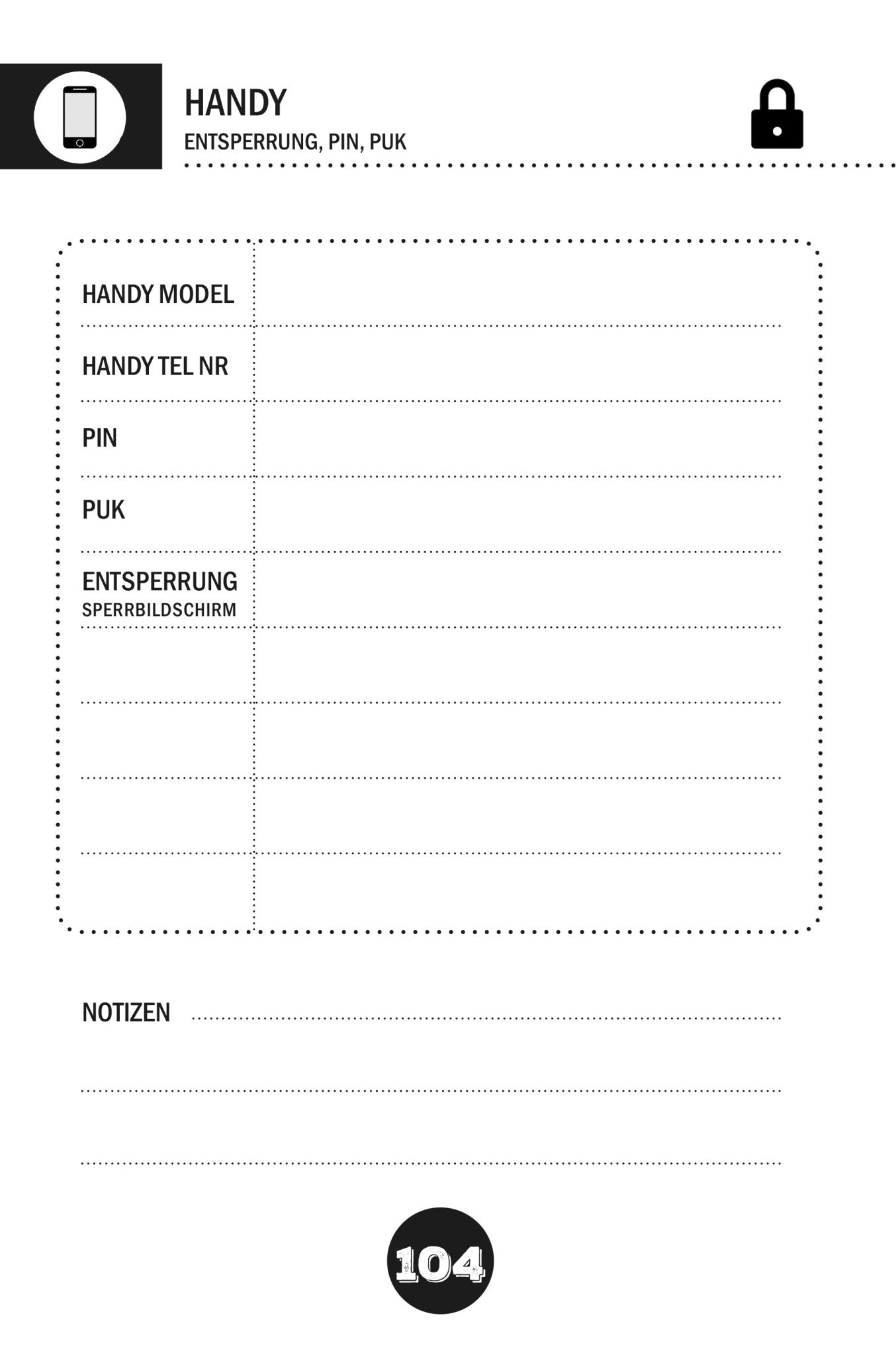Passwort Organizer - Ich kam, sah & vergaß (Buchdruck) - Monsoon Publishing