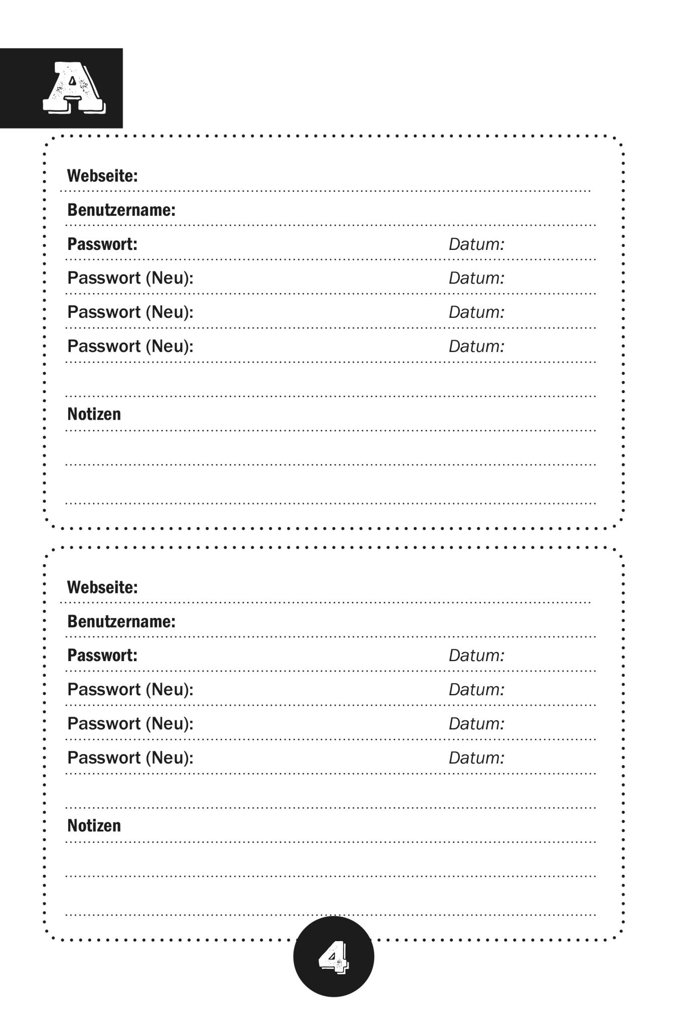 Passwort Organizer - Ich kam, sah & vergaß (Buchdruck) - Monsoon Publishing