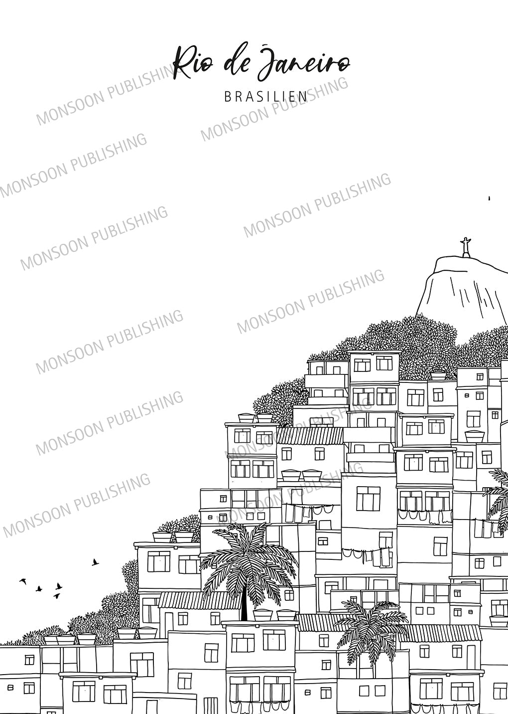 Städte der Welt Malbuch für Erwachsene 2 (Buchdruck) - Monsoon Publishing