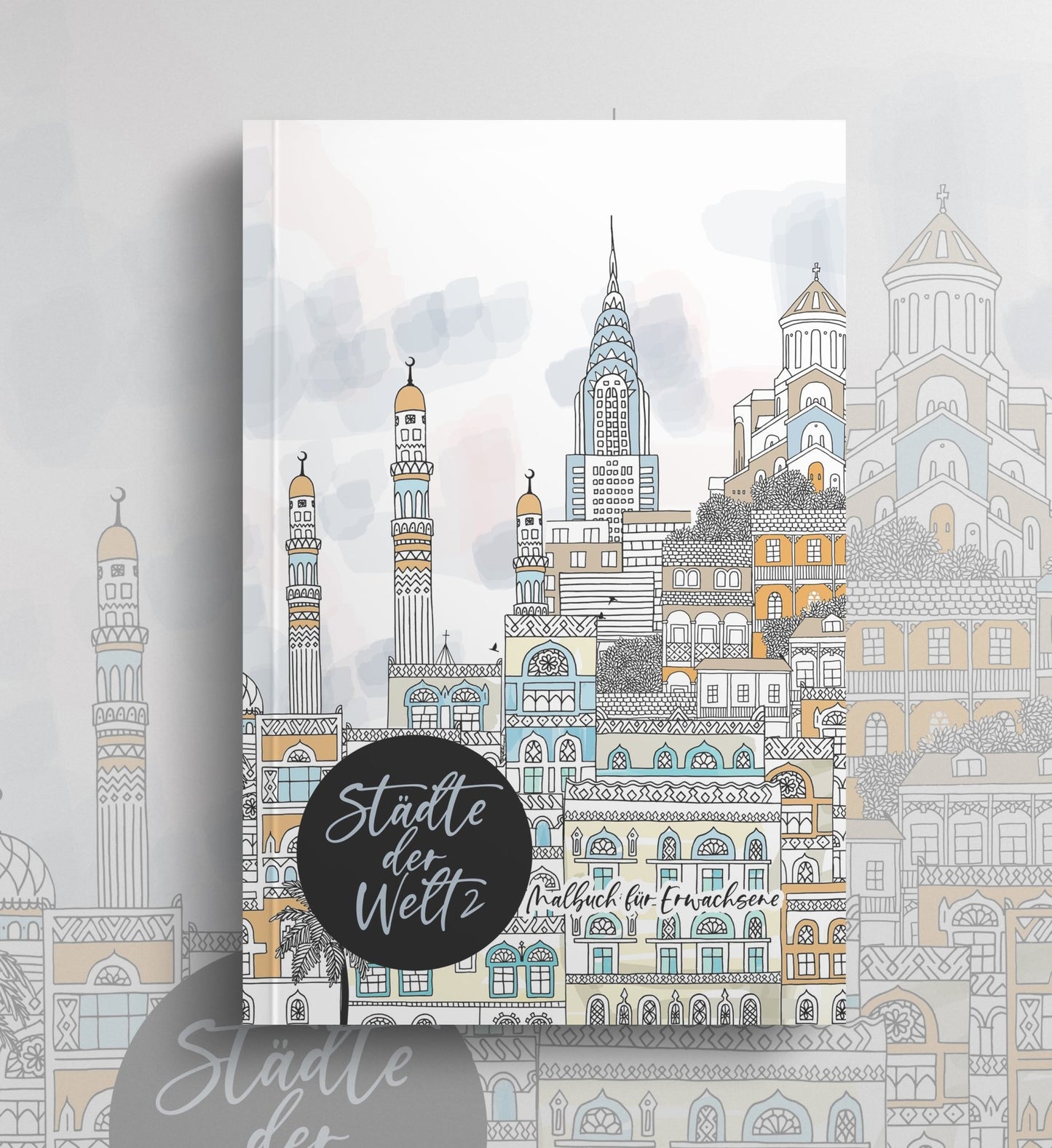 Städte der Welt Malbuch für Erwachsene 2 (Digital) - Monsoon Publishing