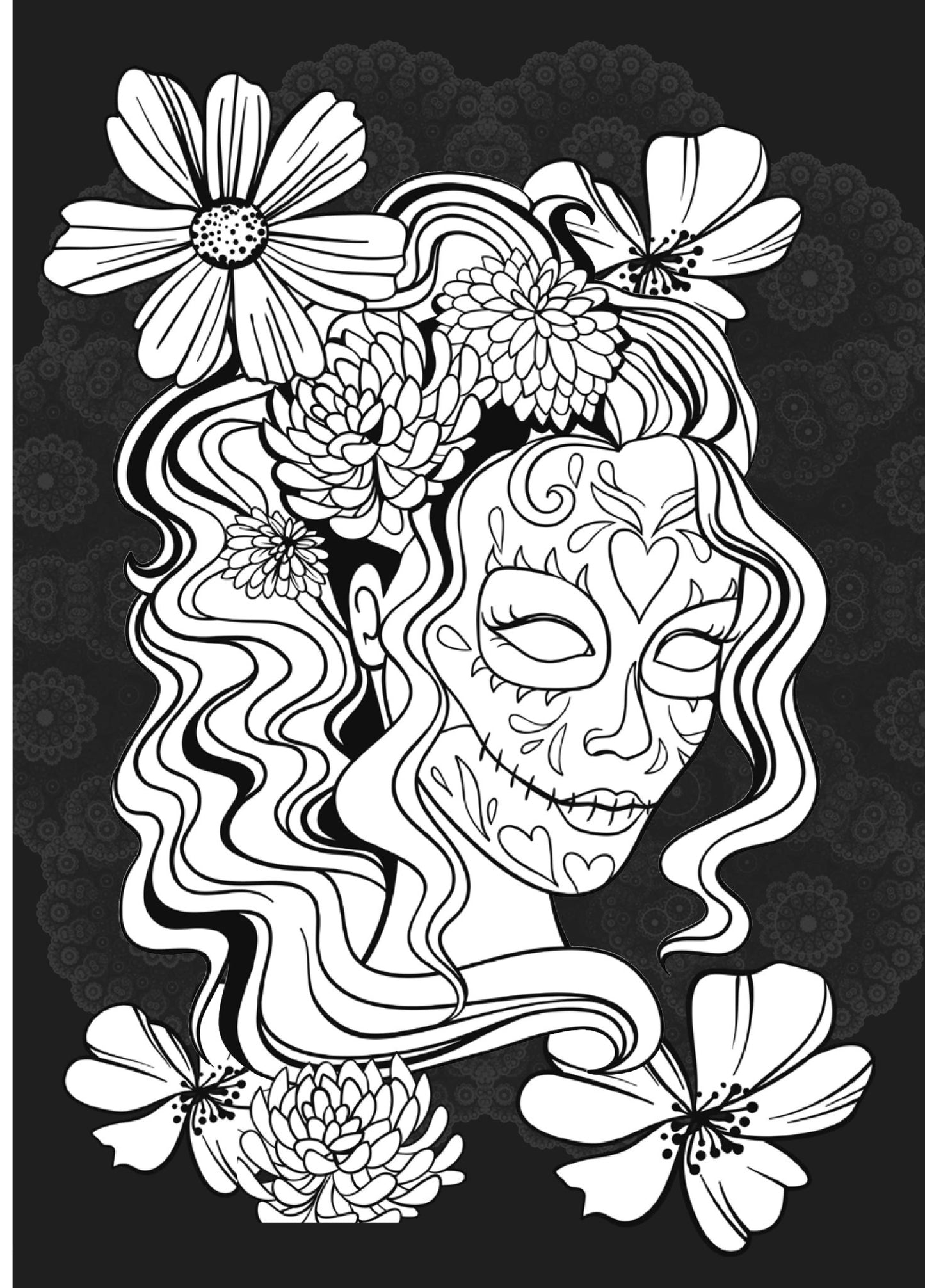 Sugar Skulls Malbuch für Erwachsene (Buchdruck) - Monsoon Publishing