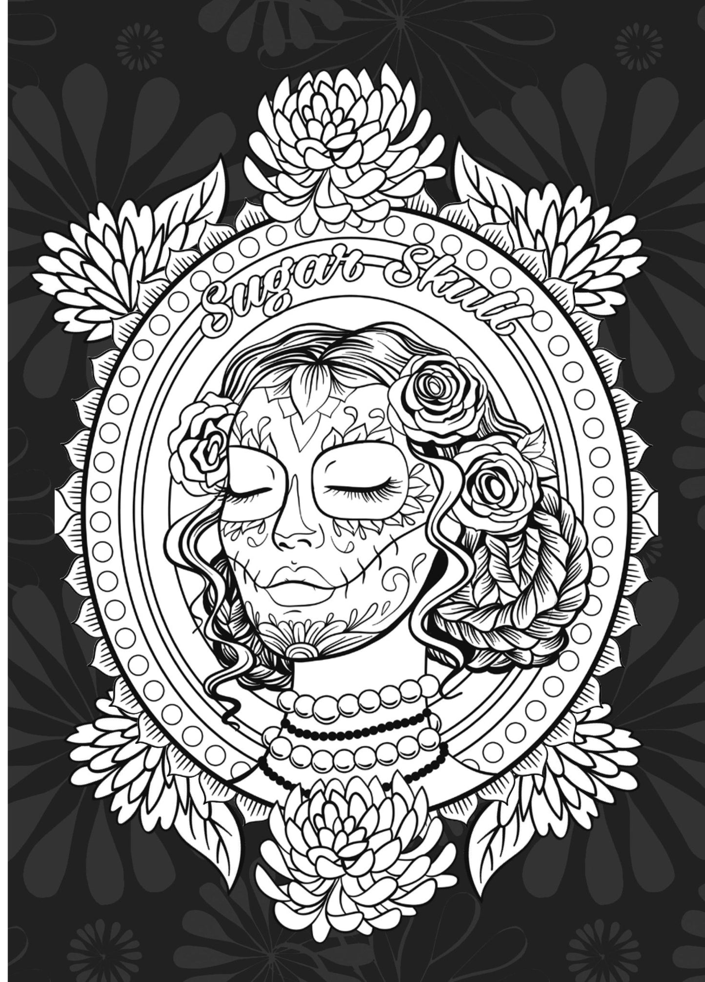 Sugar Skulls Malbuch für Erwachsene (Buchdruck) - Monsoon Publishing