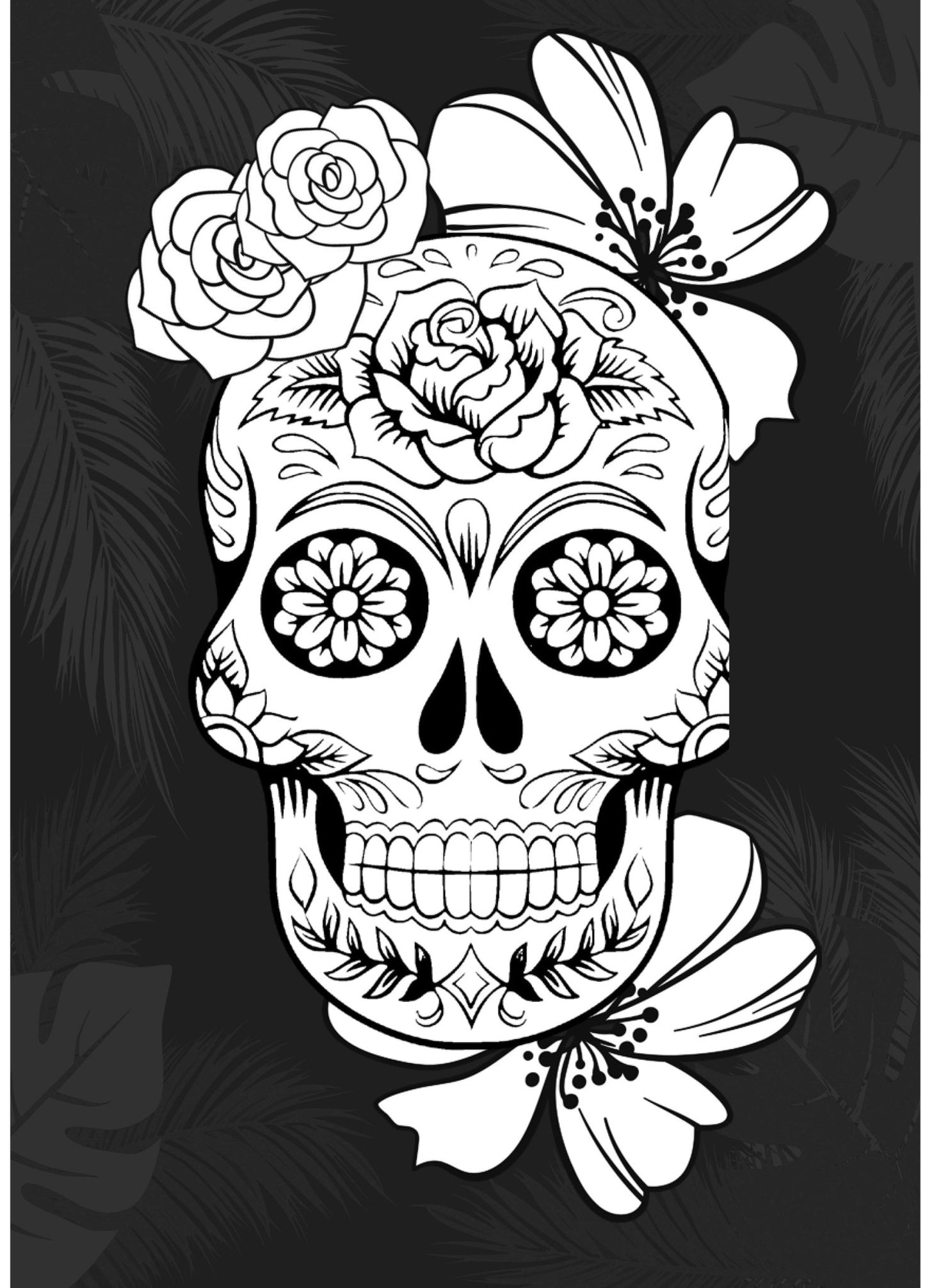 Sugar Skulls Malbuch für Erwachsene (Buchdruck) - Monsoon Publishing
