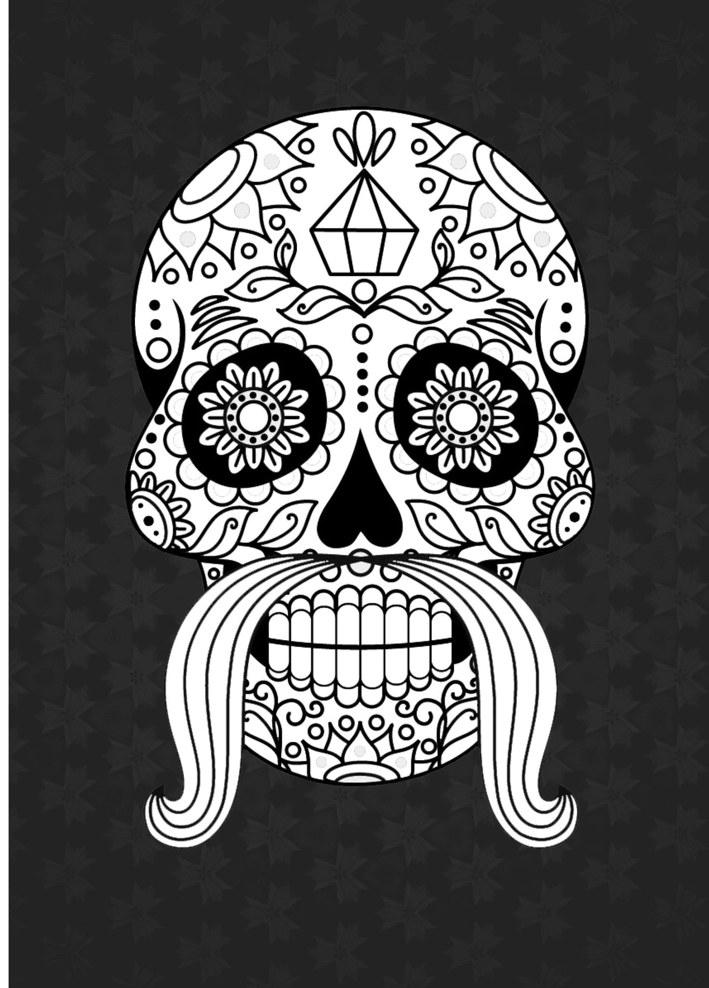 Sugar Skulls Malbuch für Erwachsene (Buchdruck) - Monsoon Publishing