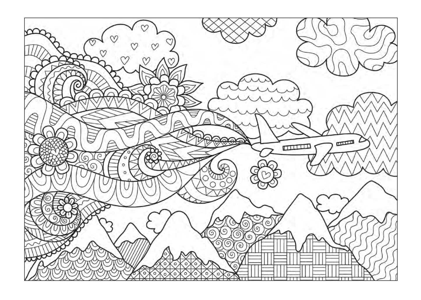 Traumreise Malbuch für Erwachsene (Digital) - Monsoon Publishing