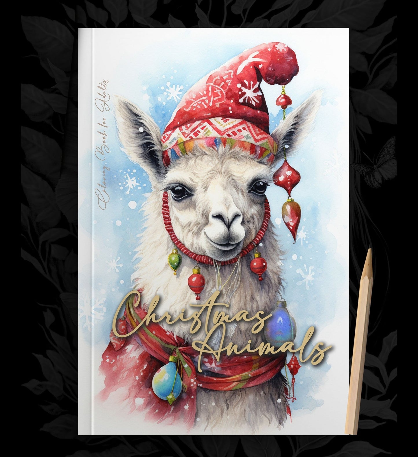 Weihnachts - Tiere Malbuch Graustufen (Buchdruck) - Monsoon Publishing