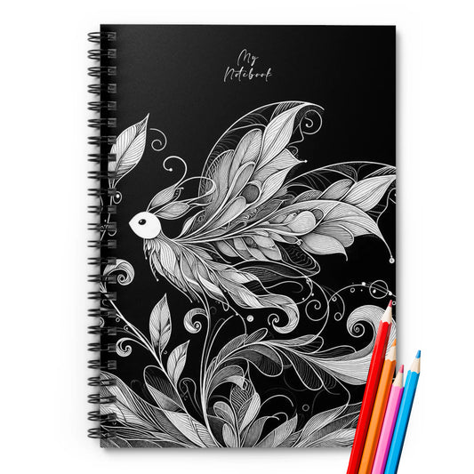 Fantasy Notizbuch Spiralbindung