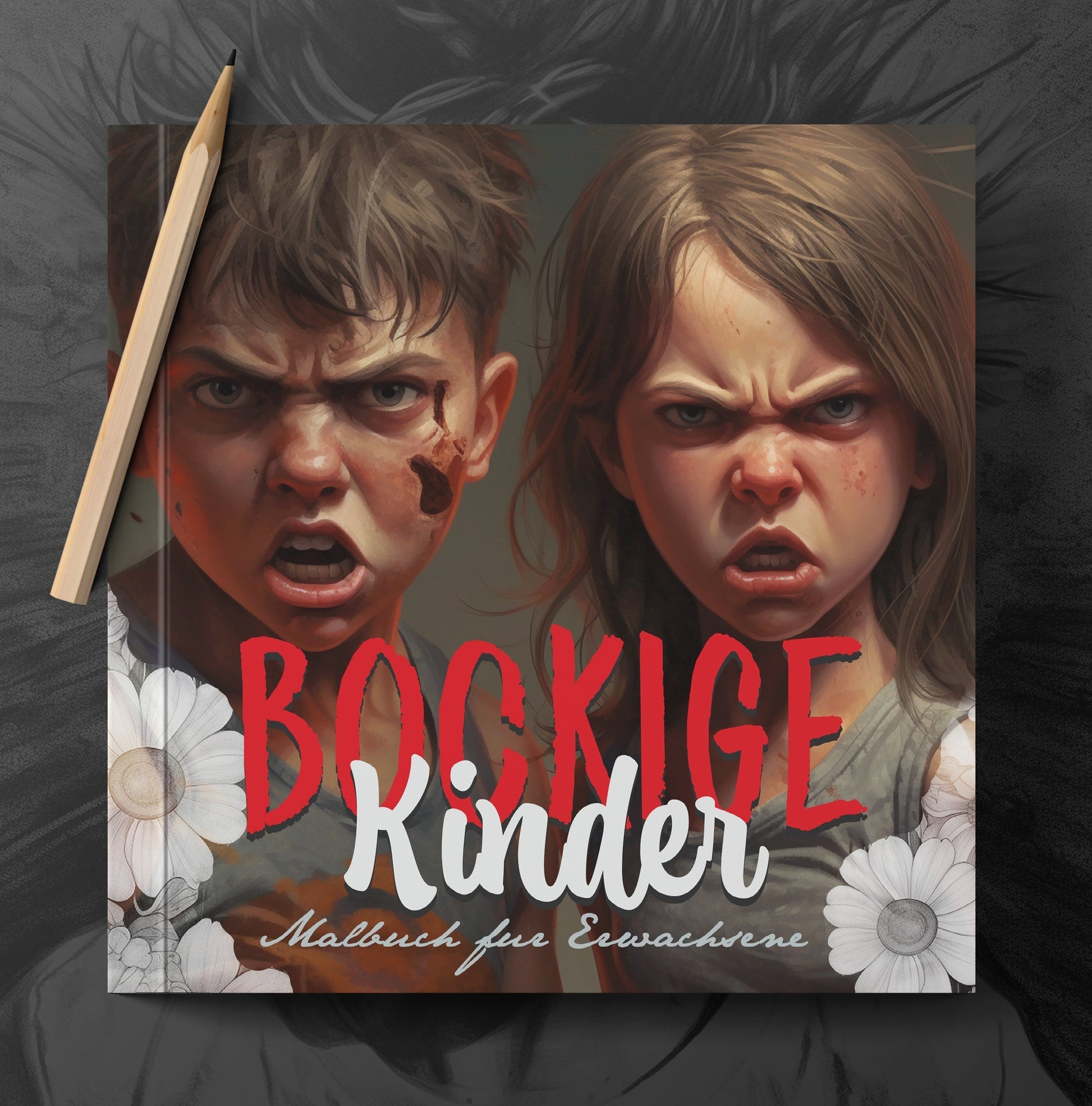Bockige Kinder Malbuch Graustufen (Digital) - Monsoon Publishing