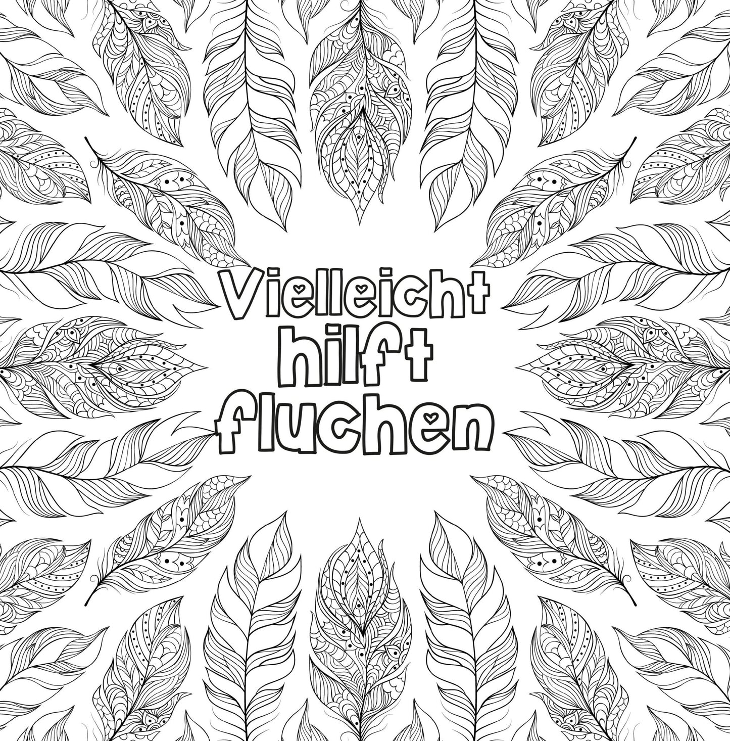 Don´t forget to hüpf Zitate Malbuch (Buchdruck) - Monsoon Publishing