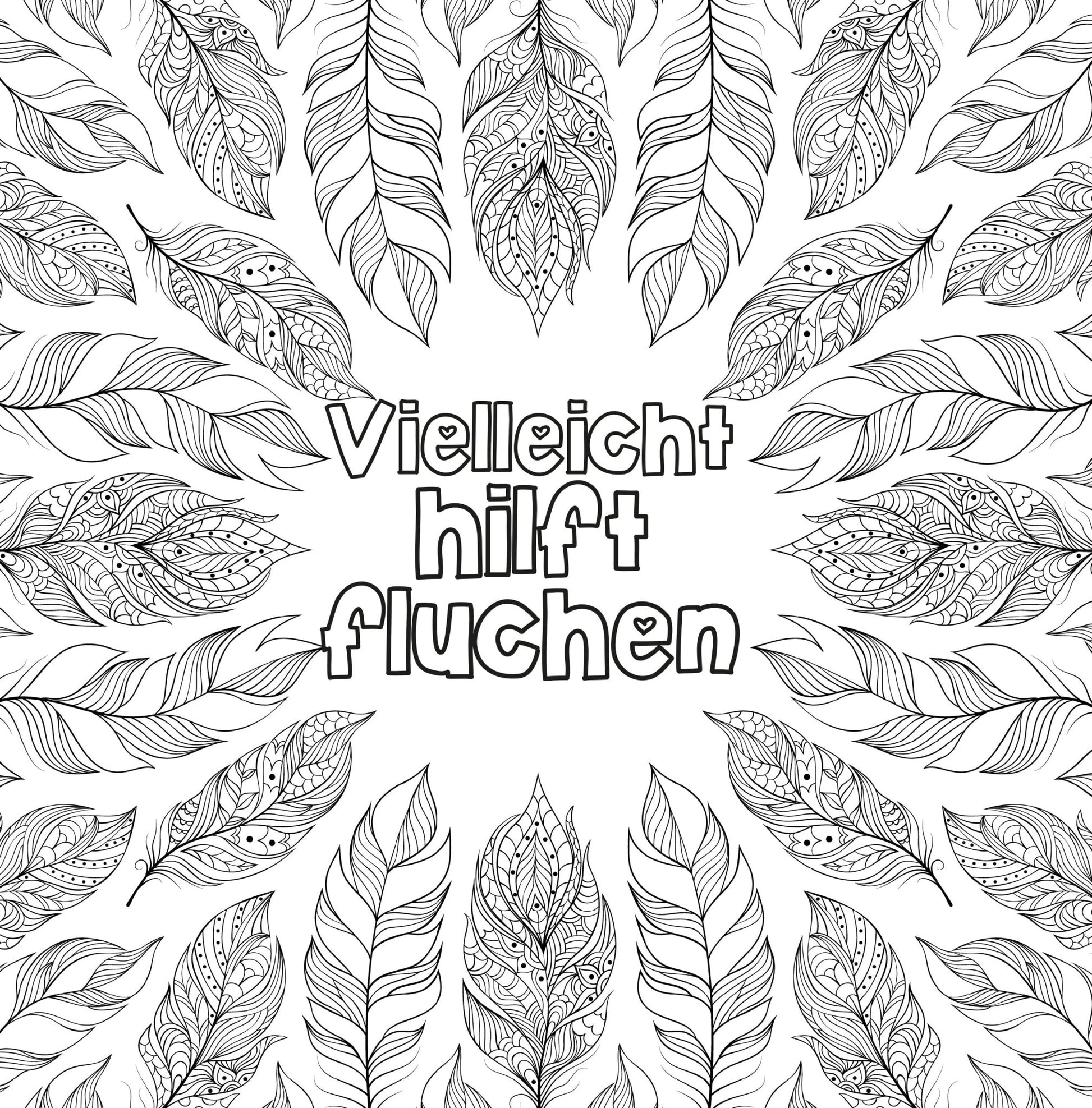 Don´t forget to hüpf Zitate Malbuch (Buchdruck) - Monsoon Publishing