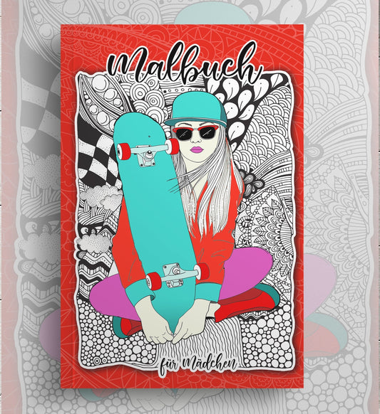 Doodle Girls Malbuch für Mädchen 2 (Buchdruck) - Monsoon Publishing