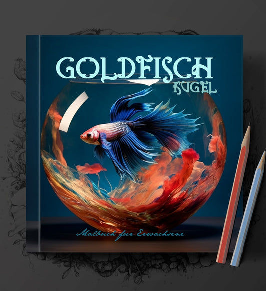 Fische Malbuch Graustufen (Buchdruck) - Monsoon Publishing