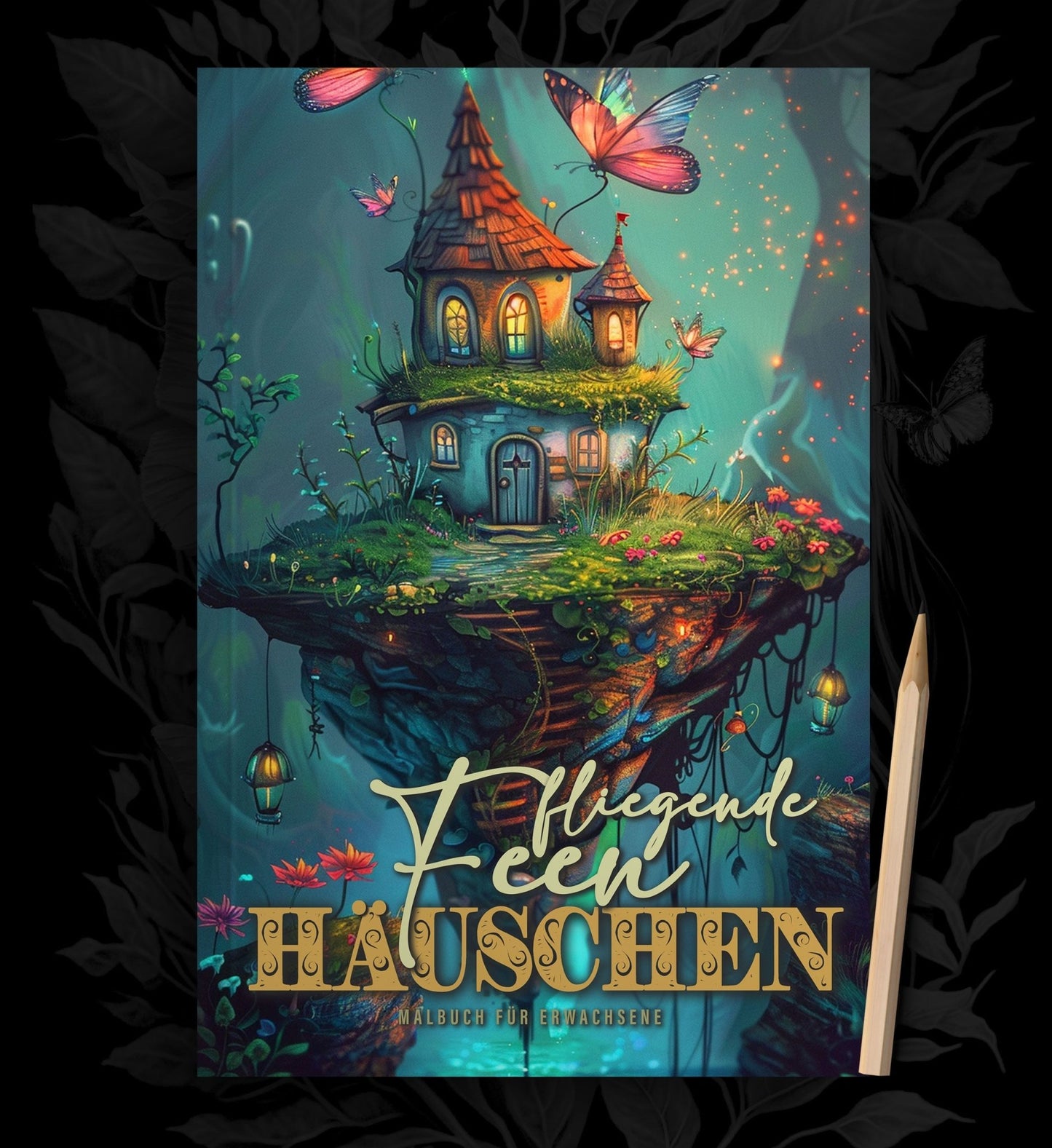 Fliegende Feen Häuschen Malbuch (Buchdruck) - Monsoon Publishing