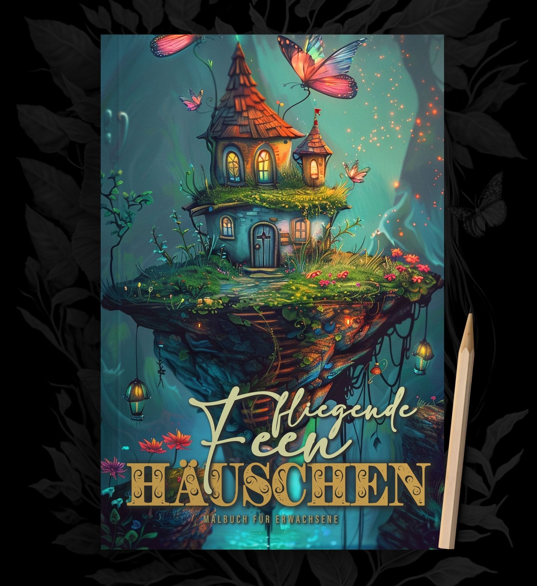 Fliegende Feen Häuschen Malbuch (Buchdruck) - Monsoon Publishing