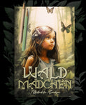 Waldmädchen Graustufen Malbuch (Buchdruck)