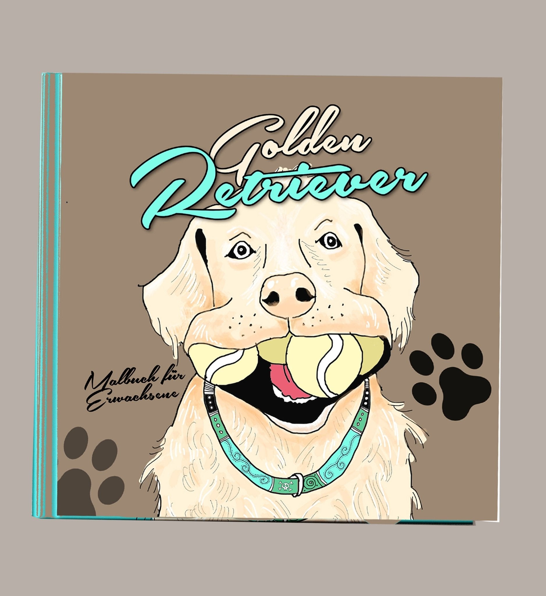 Golden Retriever Malbuch (Buchdruck) - Monsoon Publishing