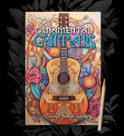 Gitarren Graustufen Malbuch (Buchdruck)