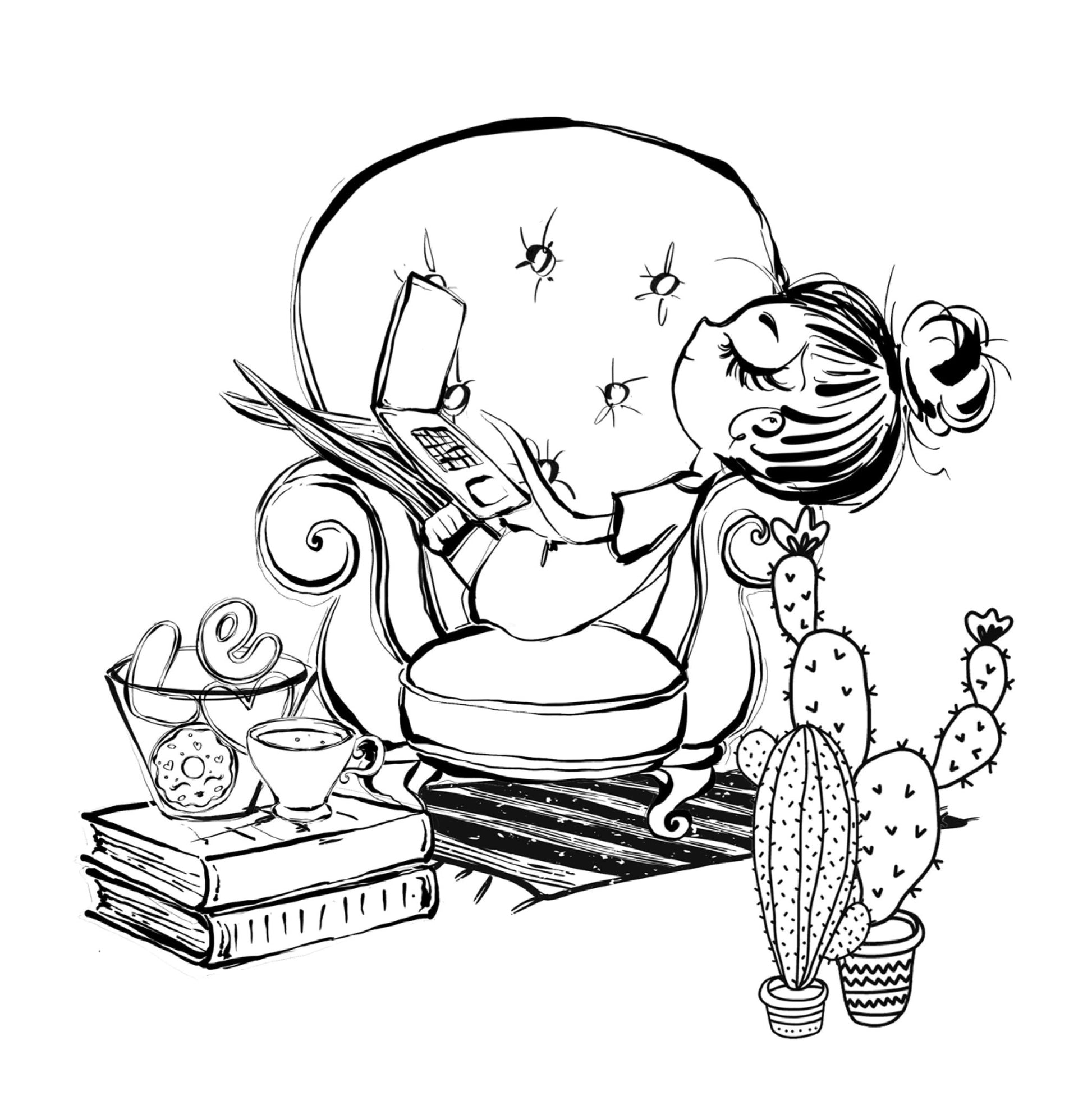Home Sweet Home Malbuch für Erwachsene (Digital) - Monsoon Publishing